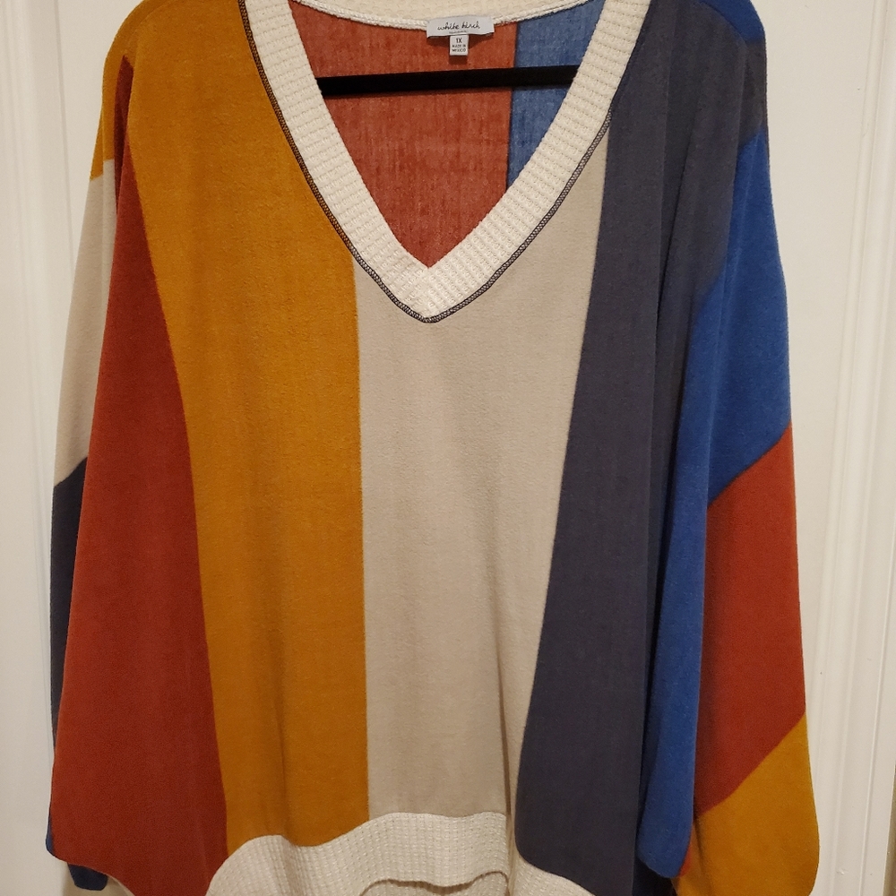 White Birch batwing/dolman sleeve top